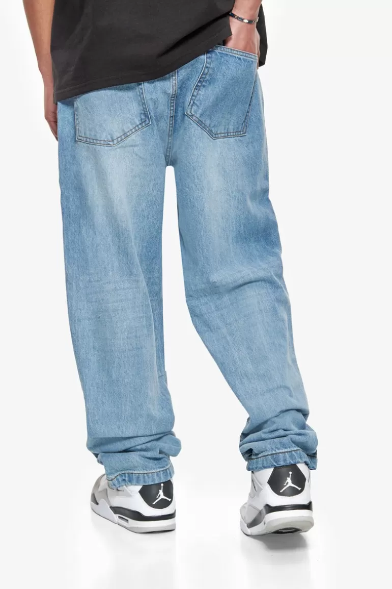 Fashion Dropsize Baggy Jeans Mid Blue