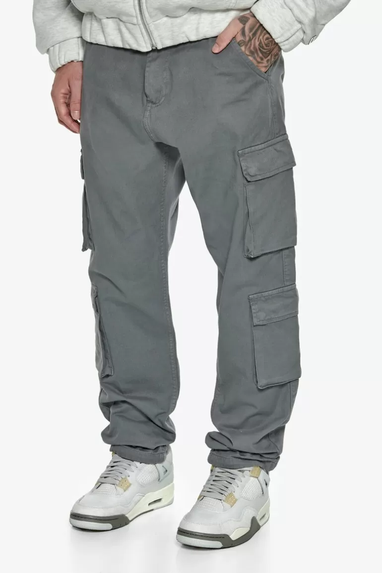 Clearance Dropsize Double Pocket Cargo Pant Grey