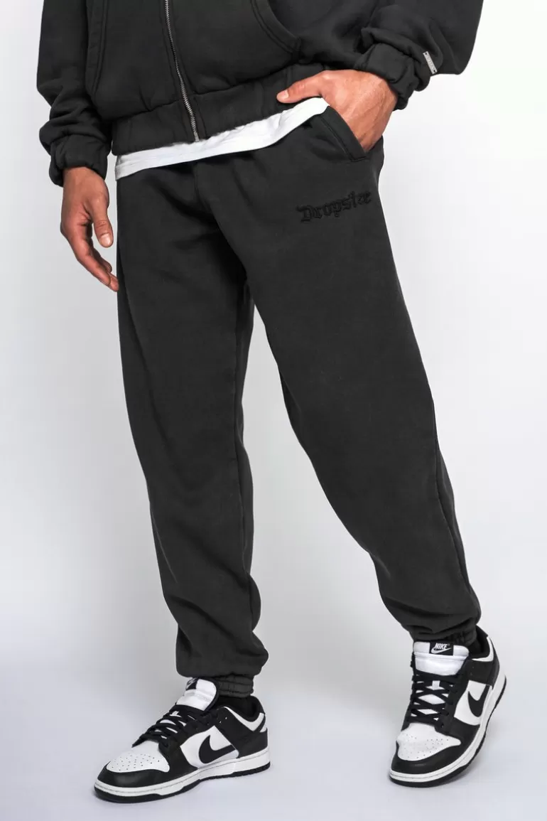 Flash Sale Dropsize Embo V2 Jogger Acid Washed Black