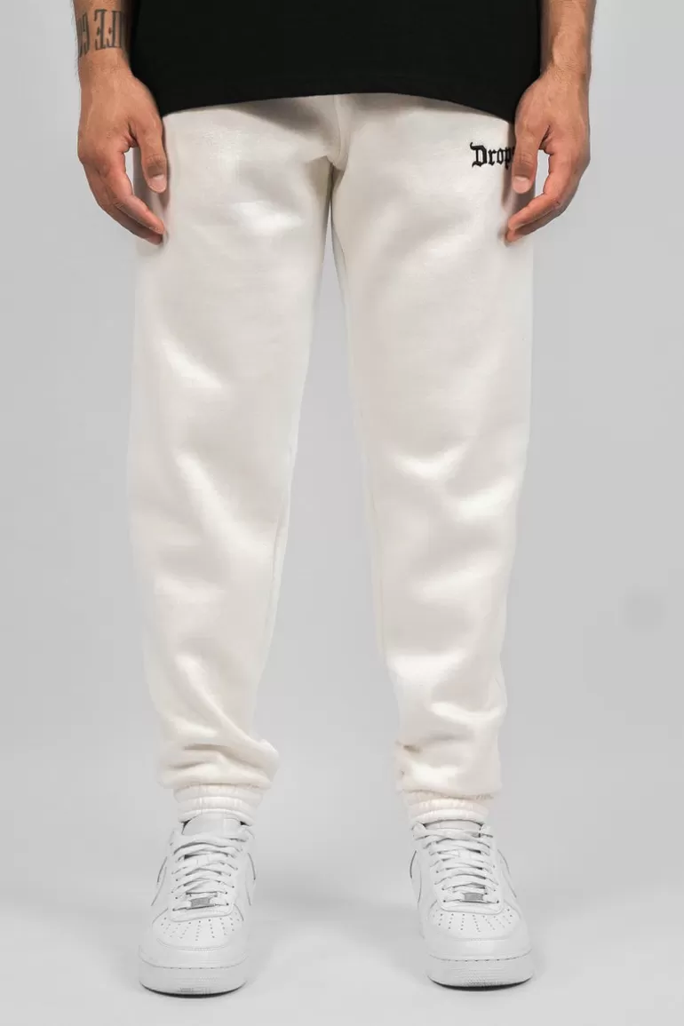 Discount Dropsize Embo V2 Jogger Cream White