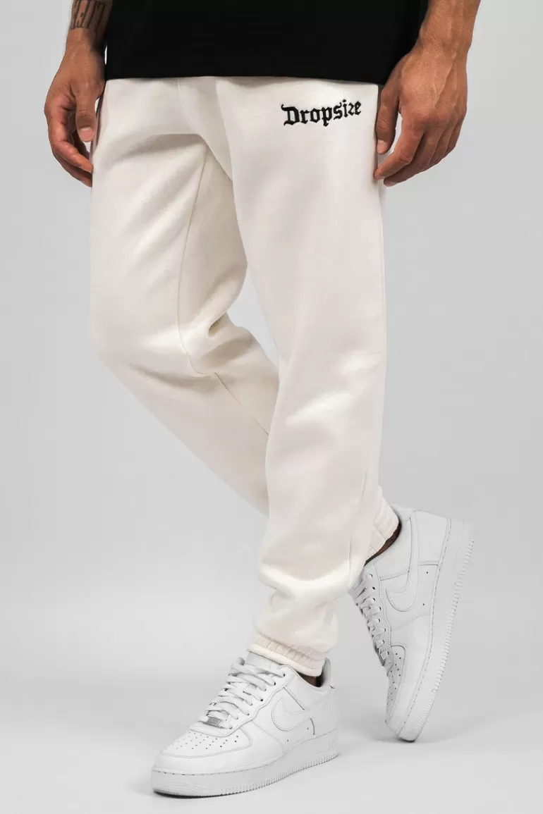 Discount Dropsize Embo V2 Jogger Cream White