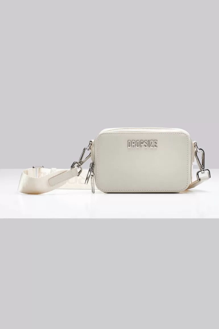 Clearance Dropsize Essentials Shoulder Bag Small Cream