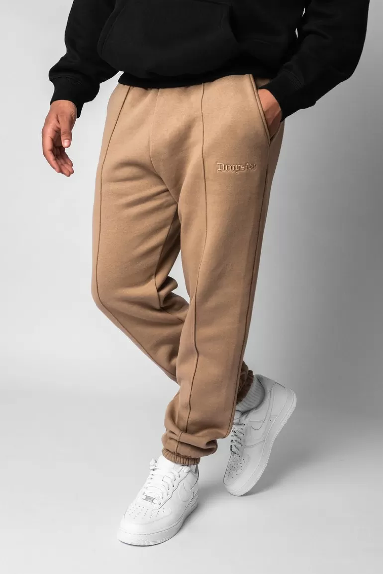 Fashion Dropsize Heavy Embo Sweat Pant Sand