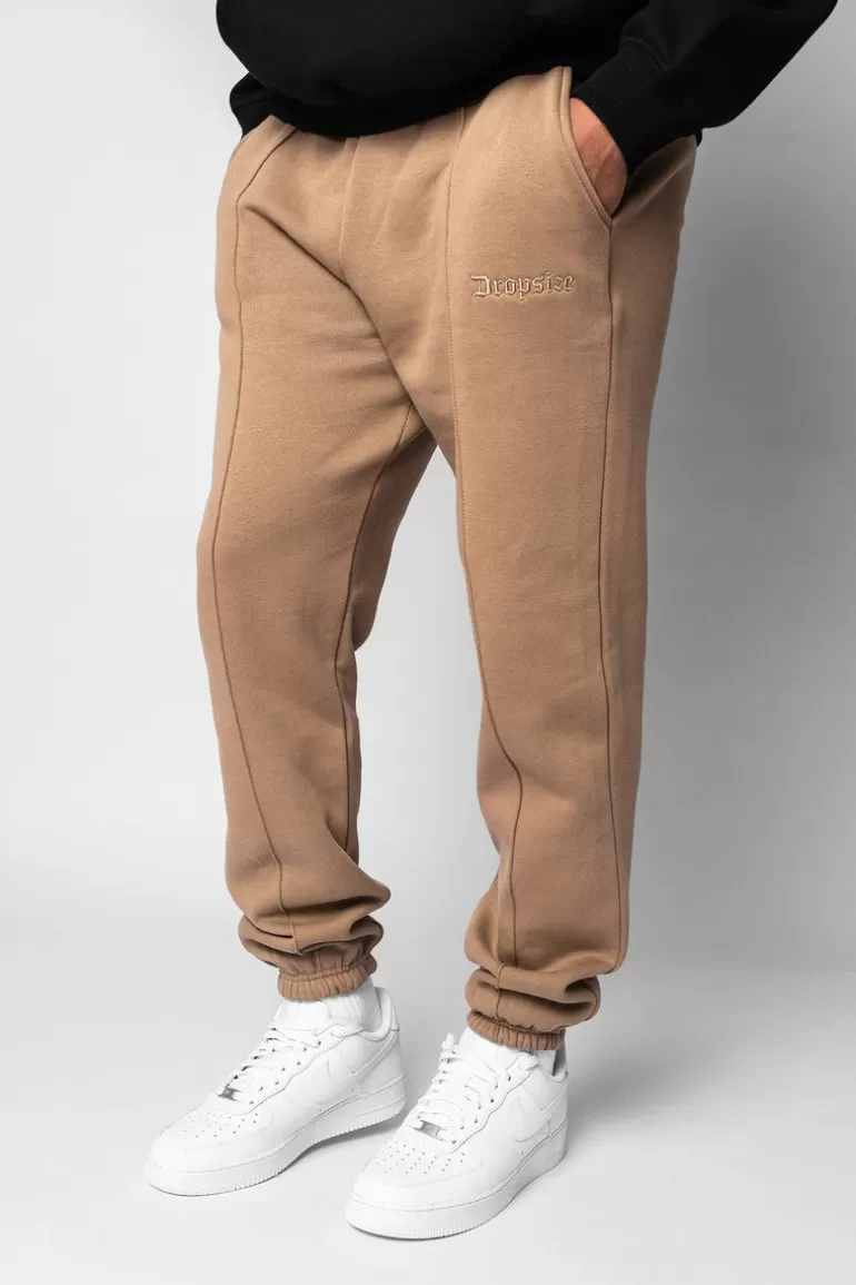 Fashion Dropsize Heavy Embo Sweat Pant Sand