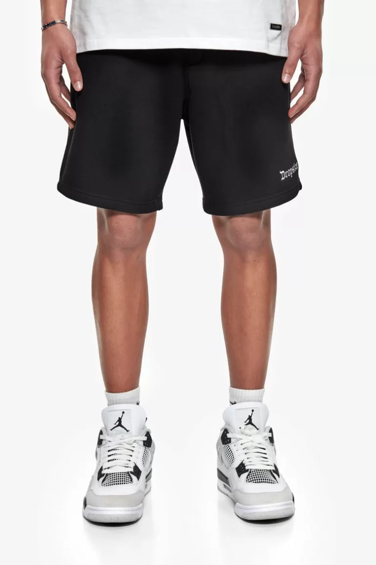 Best Dropsize Heavy Embo Sweatshorts Black