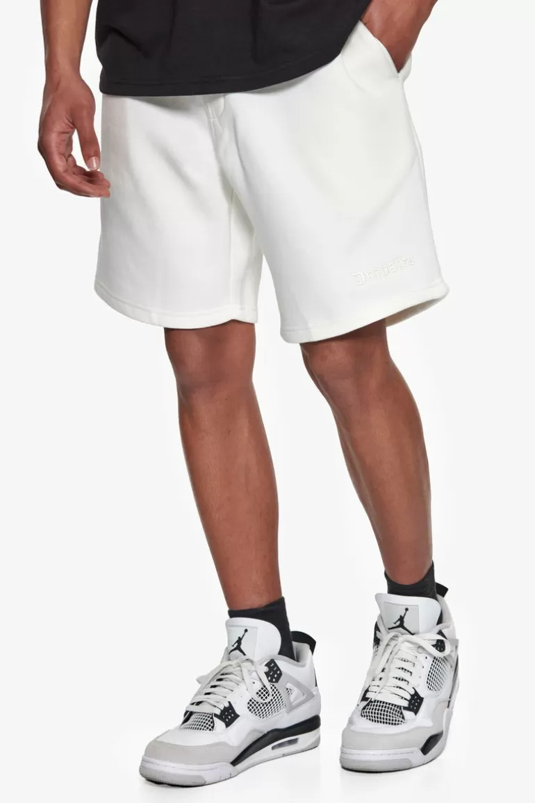 New Dropsize Heavy Embo Sweatshorts Cream White