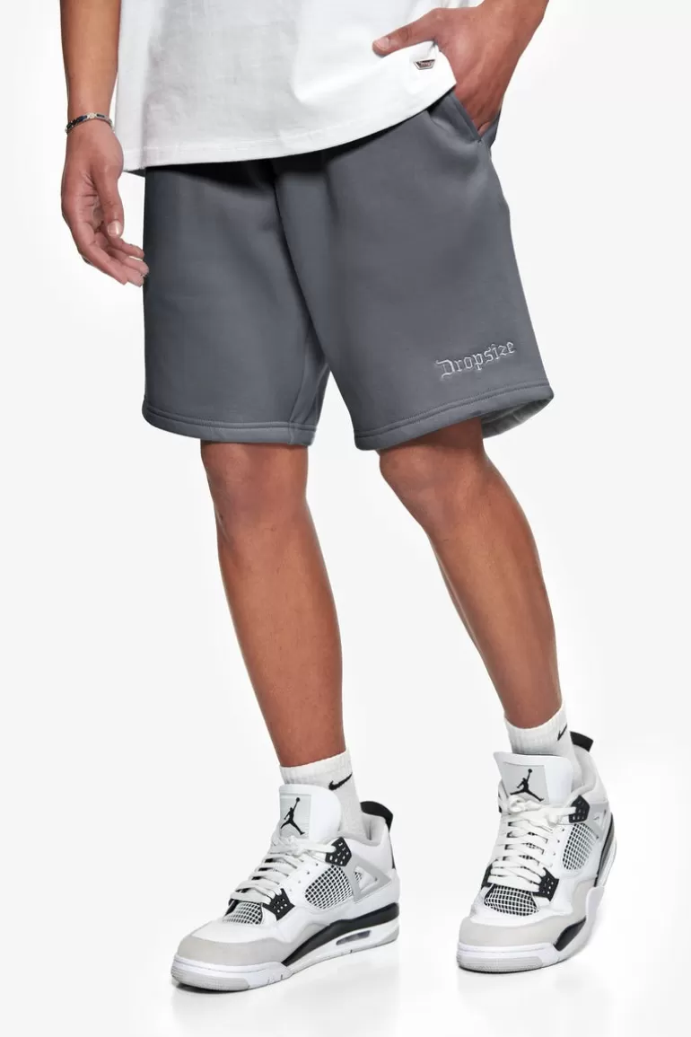 Store Dropsize Heavy Embo Sweatshorts Light Grey