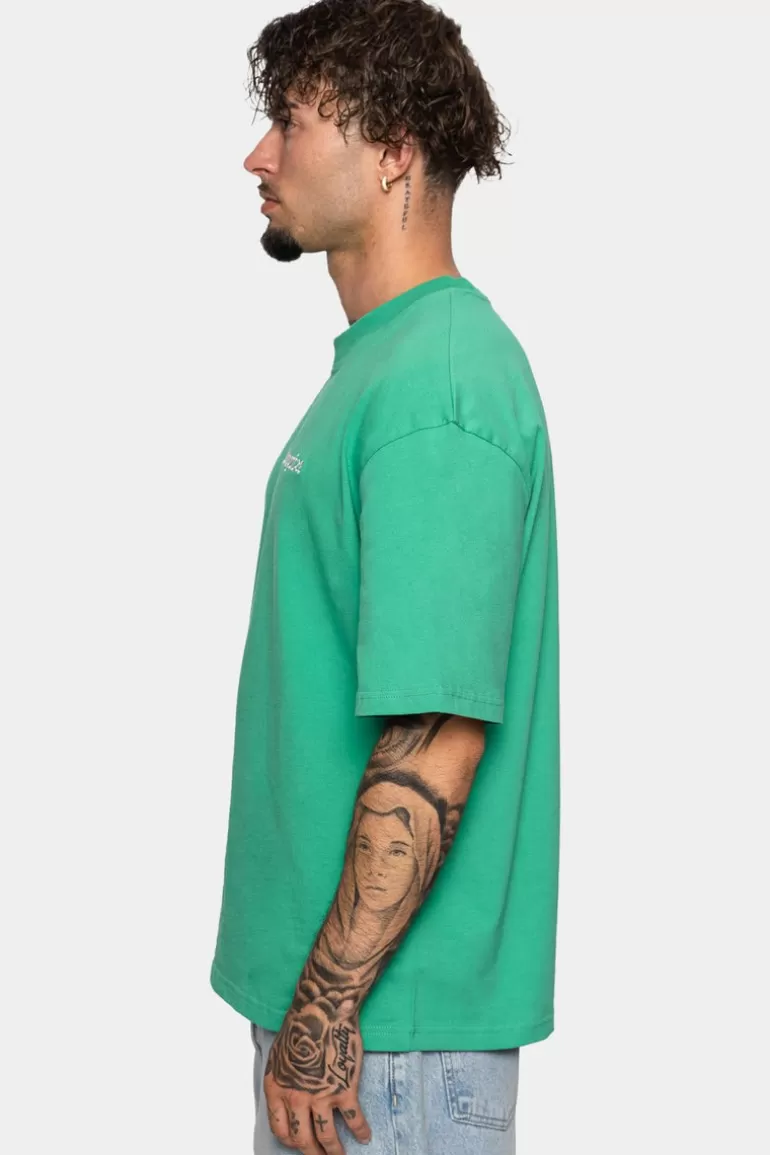 Discount Dropsize Heavy Embo T-Shirt Mint Green