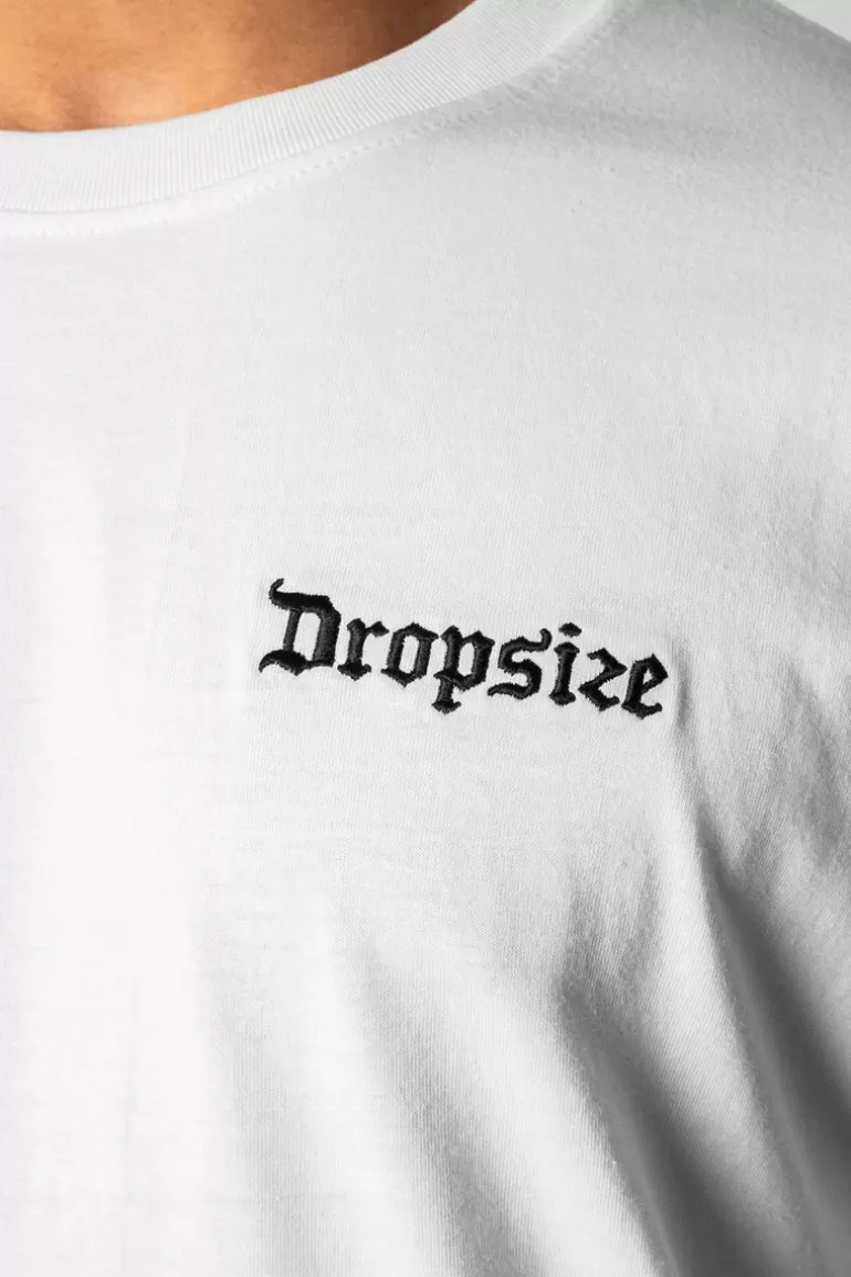 Fashion Dropsize Heavy Embo T-Shirt White