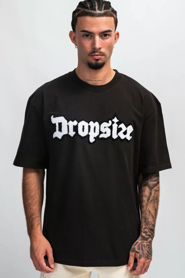 Online Dropsize Heavy Frottee Embo T-Shirt