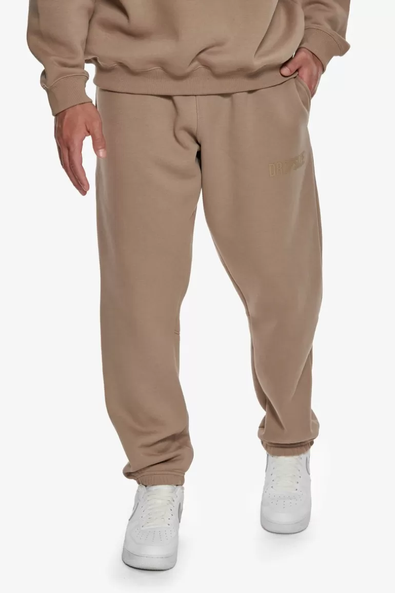 Outlet Dropsize Heavy Hd Print Jogger Silver Mink