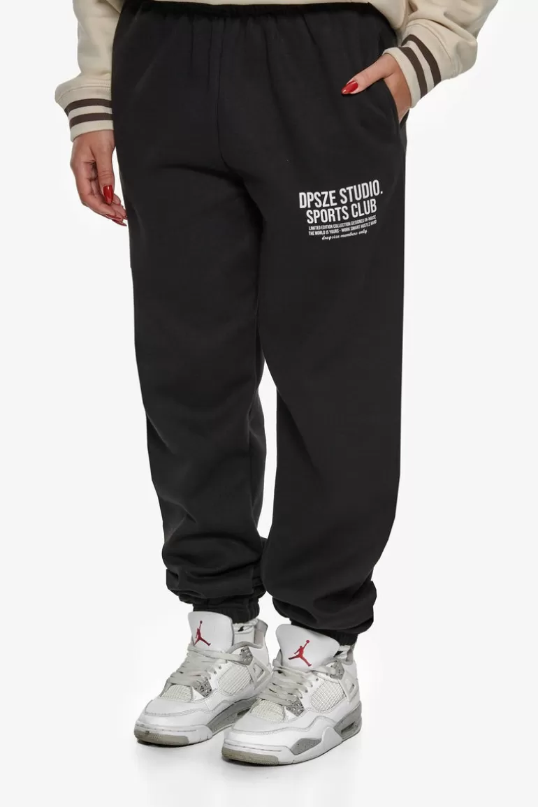 Best Sale Dropsize Heavy Ladies Sportsclub Jogger Black