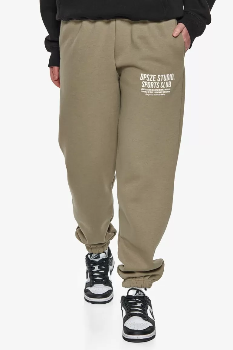 Sale Dropsize Heavy Ladies Sportsclub Jogger Khaki