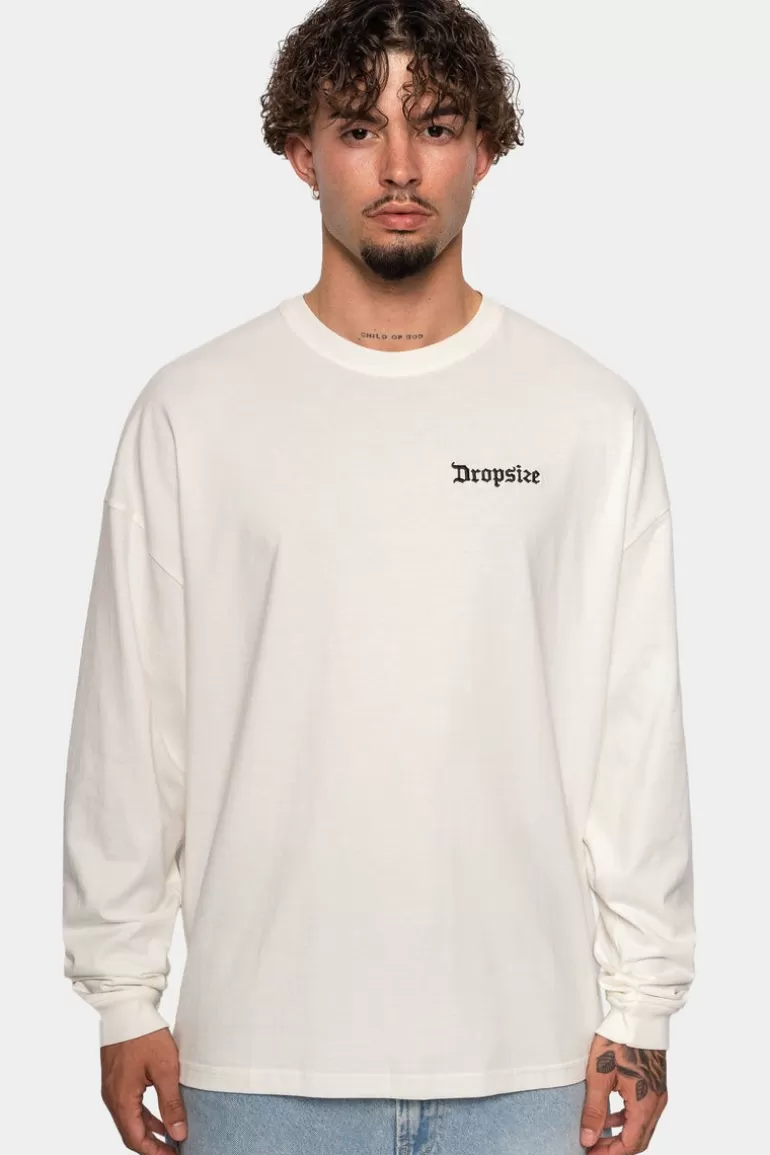 Shop Dropsize Heavy Longsleeve Cream White