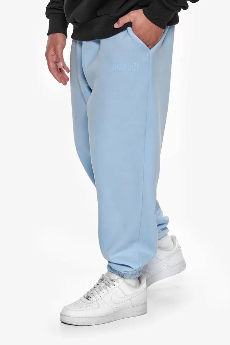 Hot Dropsize Heavy Loose Fit Jogger Baby Blue