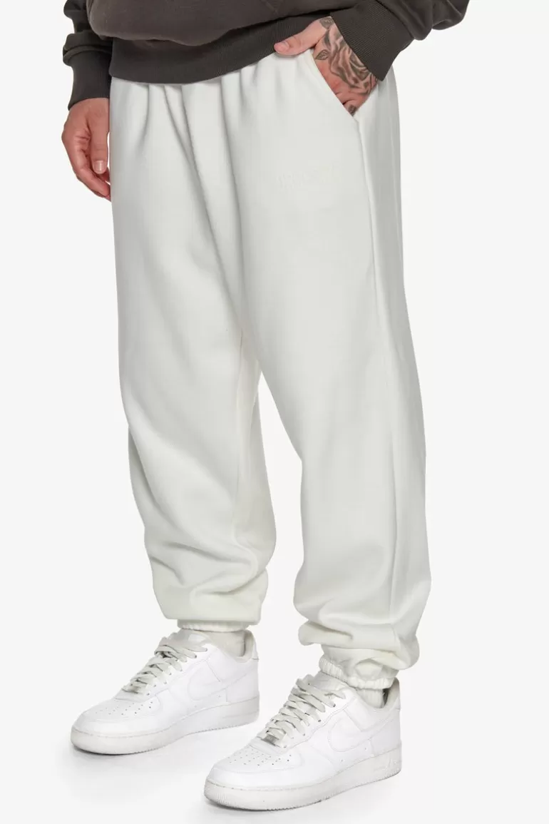 Outlet Dropsize Heavy Loose Fit Jogger Cream White