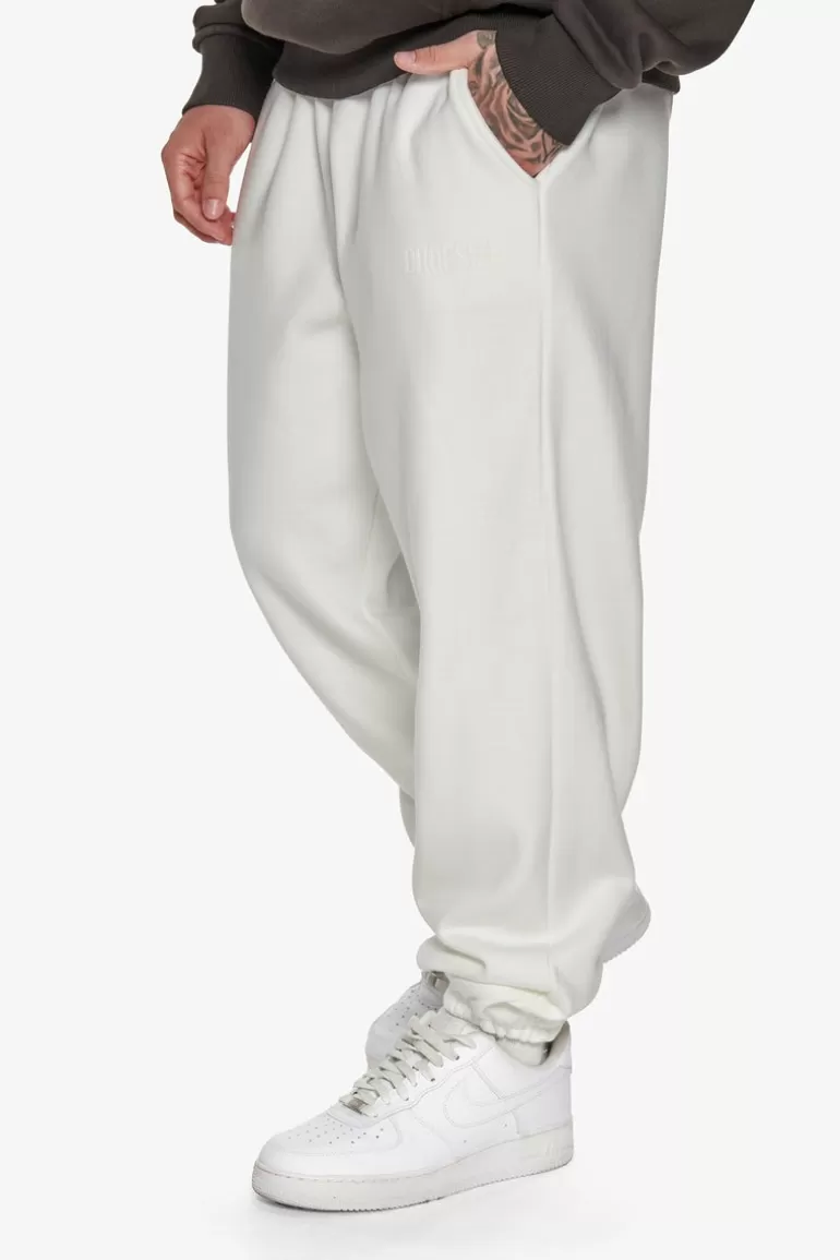 Outlet Dropsize Heavy Loose Fit Jogger Cream White