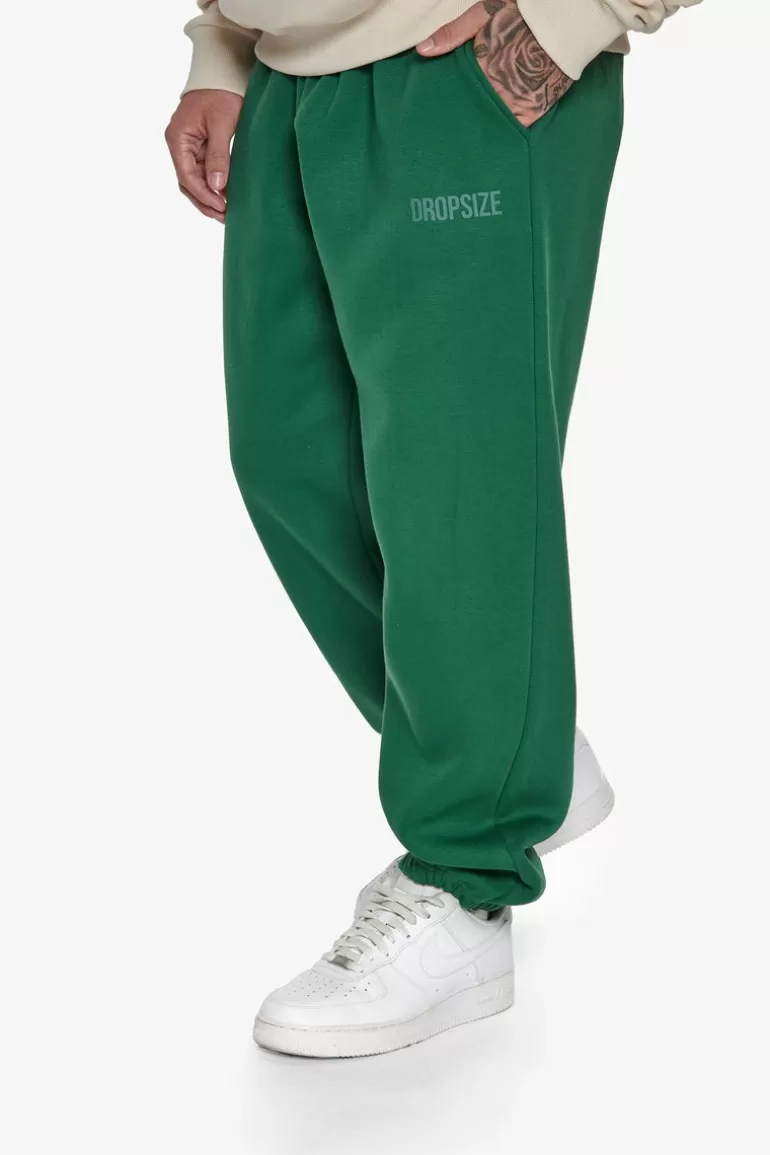 Cheap Dropsize Heavy Loose Fit Jogger Washed Green