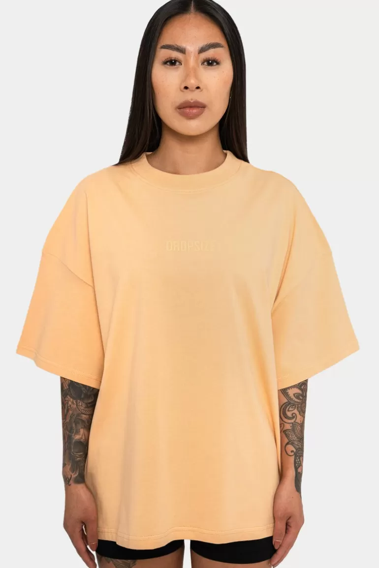 Flash Sale Dropsize Heavy Middle Hd Print T-Shirt Washed Peach