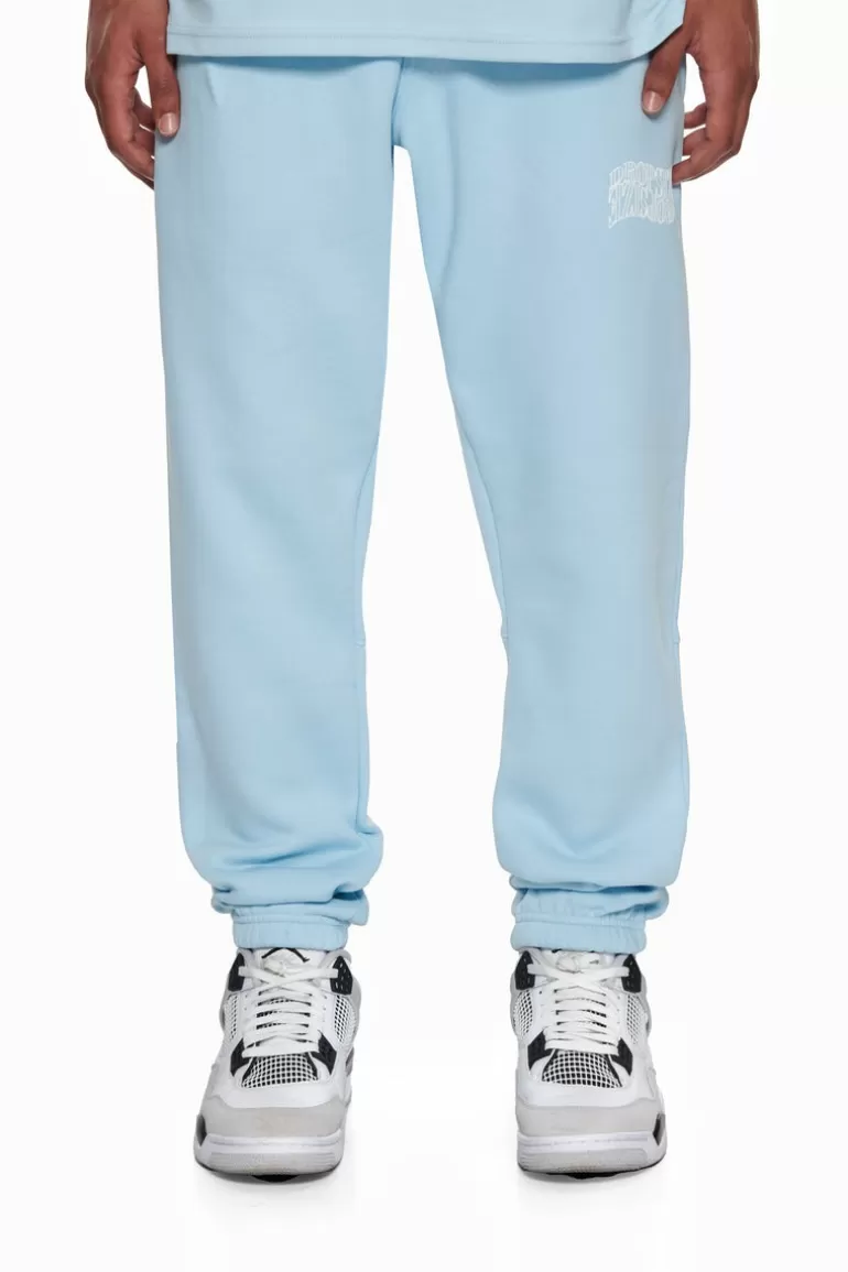 Sale Dropsize Heavy Mirrored Logo Jogger Baby Blue