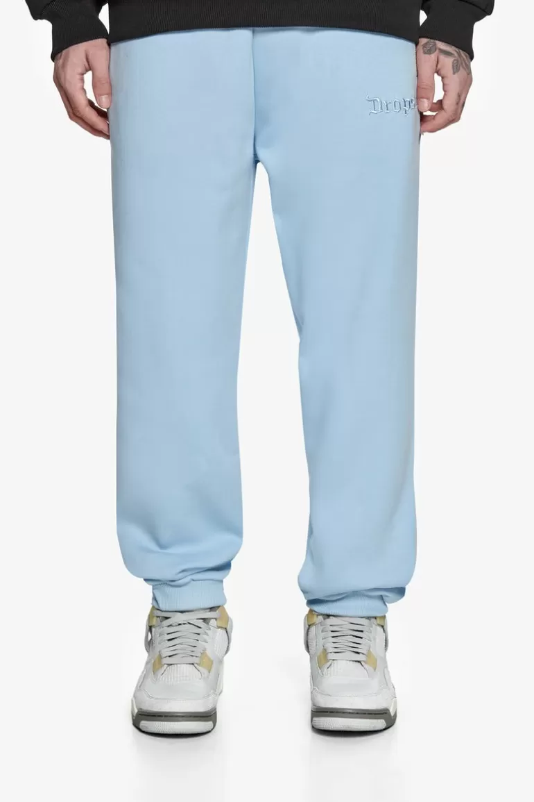 Shop Dropsize Heavy Next Gen Logo Print Jogger Baby Blue