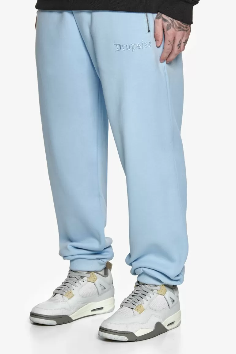 Shop Dropsize Heavy Next Gen Logo Print Jogger Baby Blue