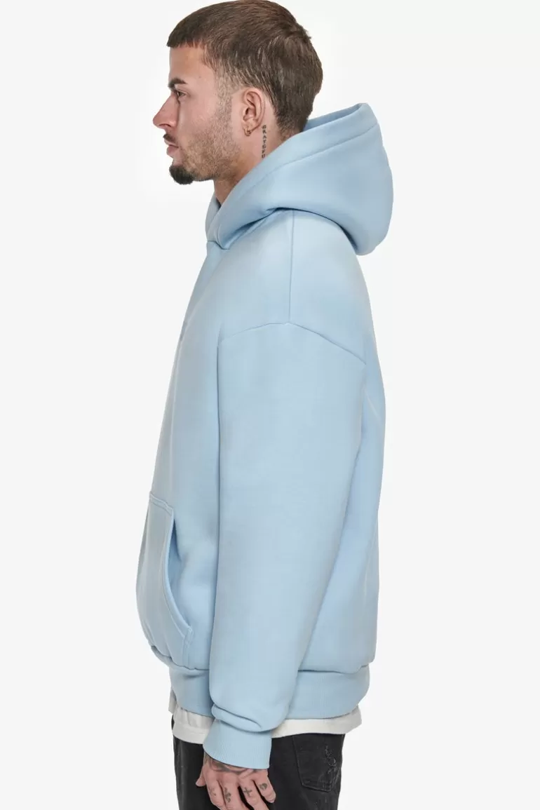 Hot Dropsize Heavy Oversize Center Hd Hoodie Baby Blue