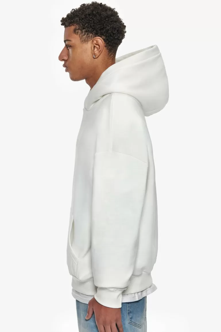 Cheap Dropsize Heavy Oversize Center Hd Hoodie Cream White