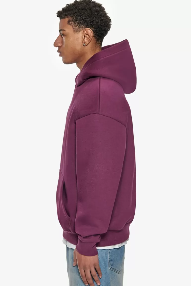 Flash Sale Dropsize Heavy Oversize Center Hd Hoodie Grape Wine