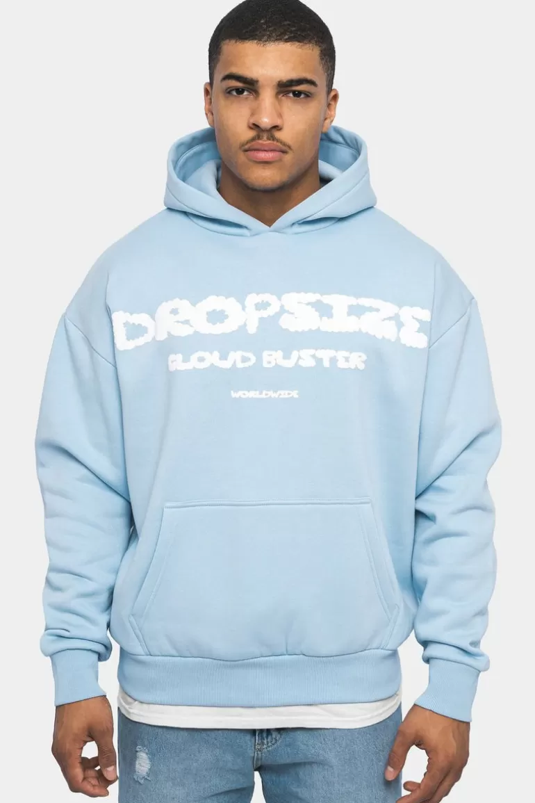 Store Dropsize Heavy Oversize Cloud Buster Hoodie Baby Blue