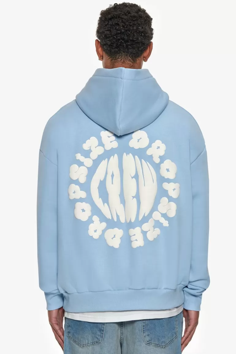 Best Sale Dropsize Heavy Oversize Cloud Crew Hoodie Baby Blue