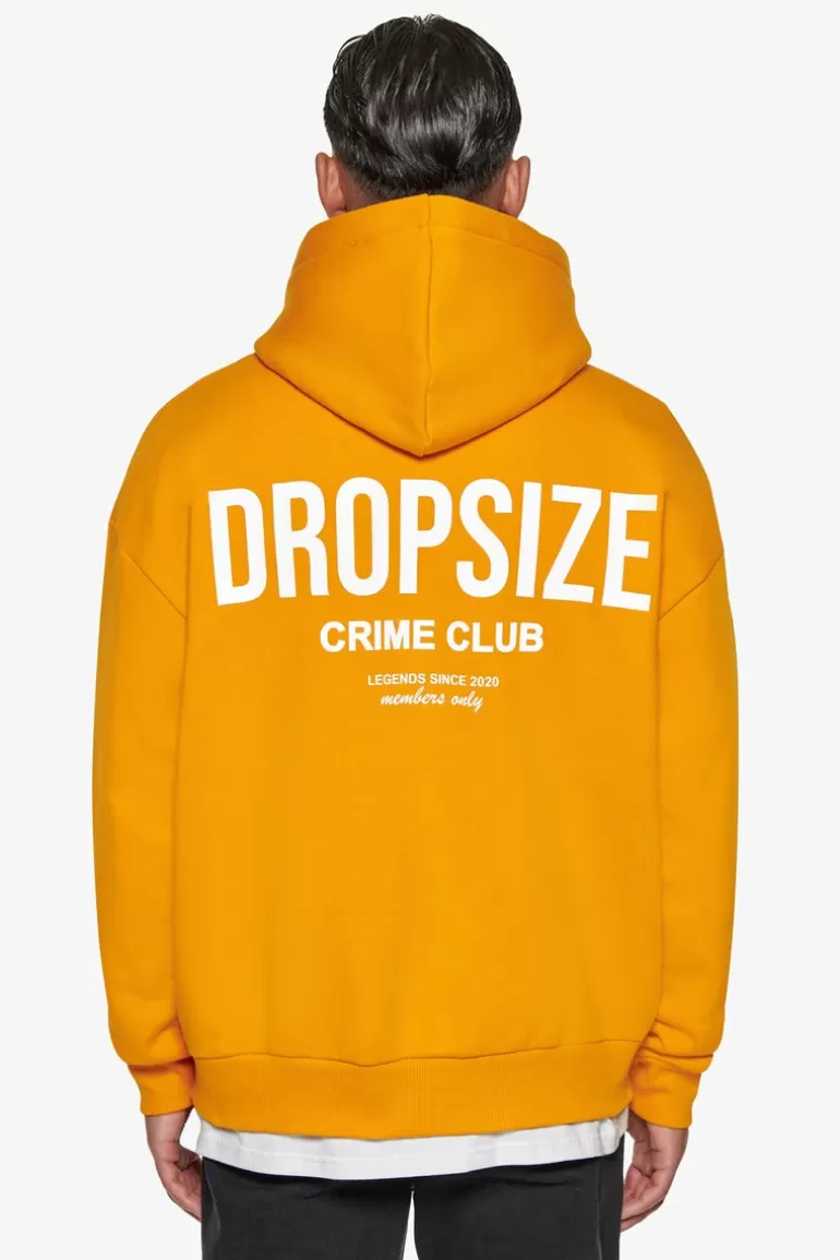 Flash Sale Dropsize Heavy Oversize Crime Club Hoodie Orange