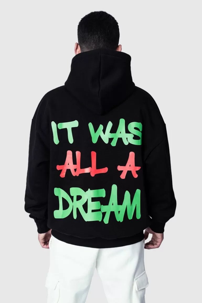 Flash Sale Dropsize Heavy Oversize Dream Hoodie Black