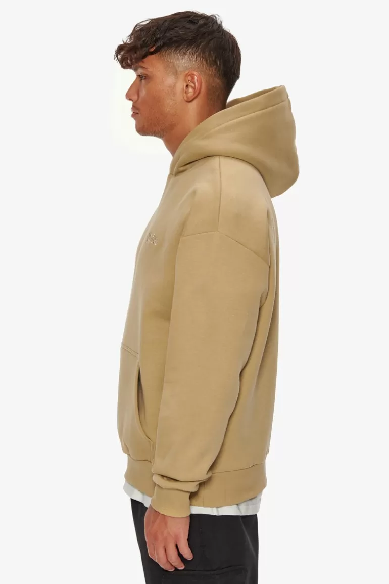 Best Sale Dropsize Heavy Oversize Embo Hoodie Light Brown