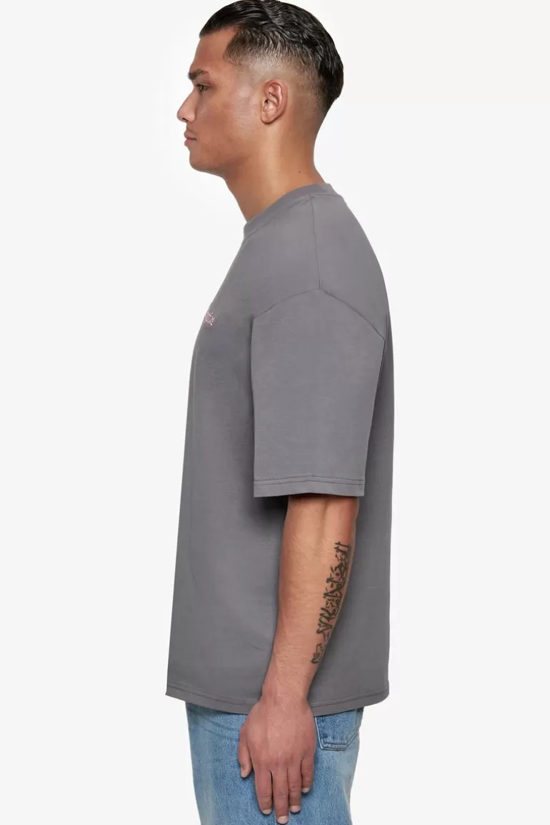 Best Dropsize Heavy Oversize Embo T-Shirt Anthrazit