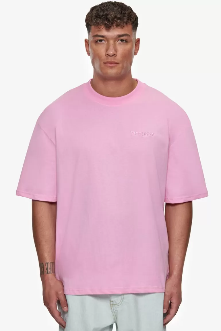 Best Sale Dropsize Heavy Oversize Embo T-Shirt Pink