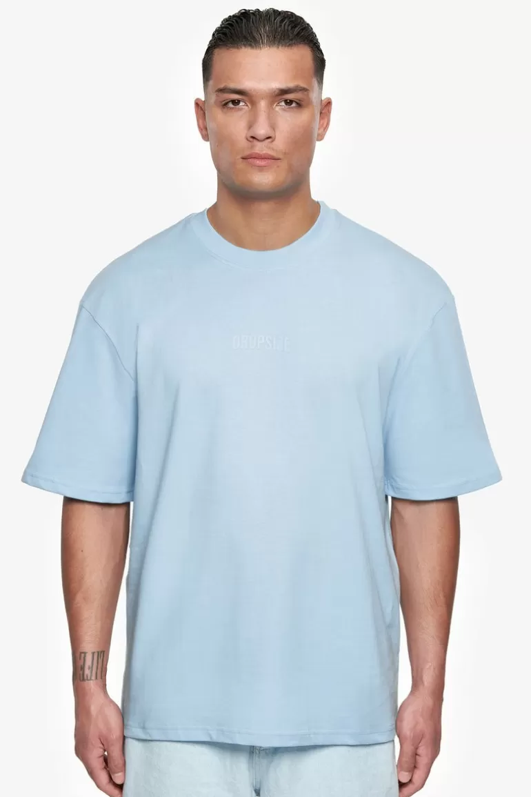 New Dropsize Heavy Oversize Hd Logo T-Shirt Baby Blue