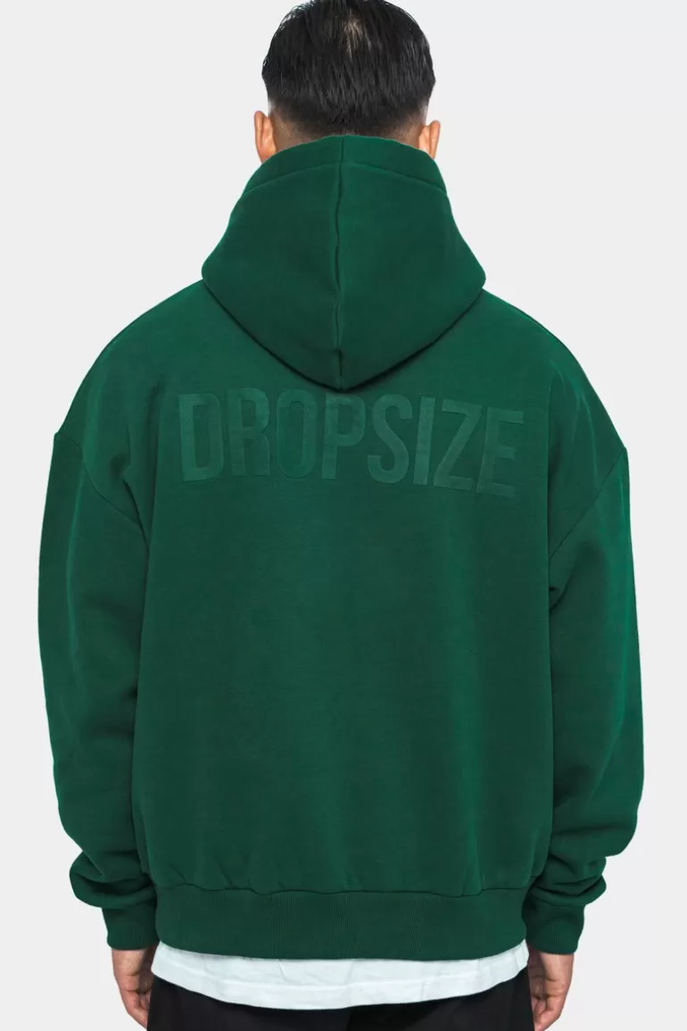 New Dropsize Heavy Oversize Hd Print Hoodie Green