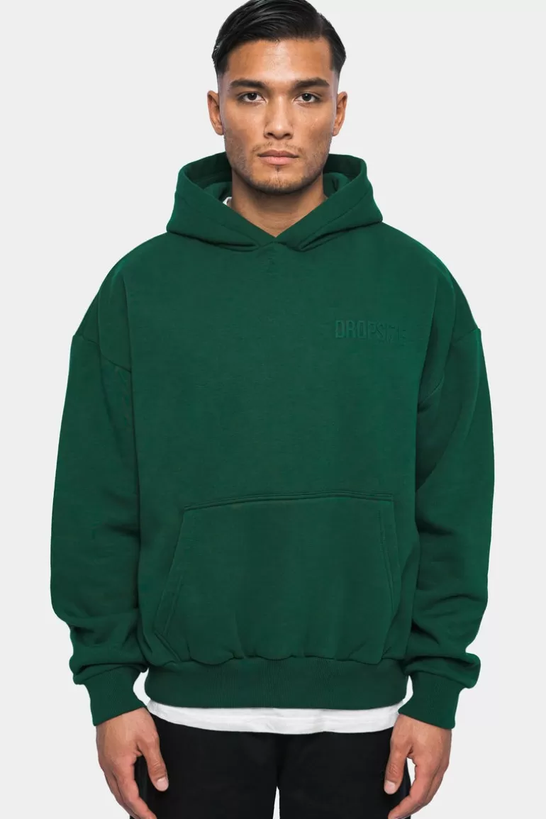 New Dropsize Heavy Oversize Hd Print Hoodie Green