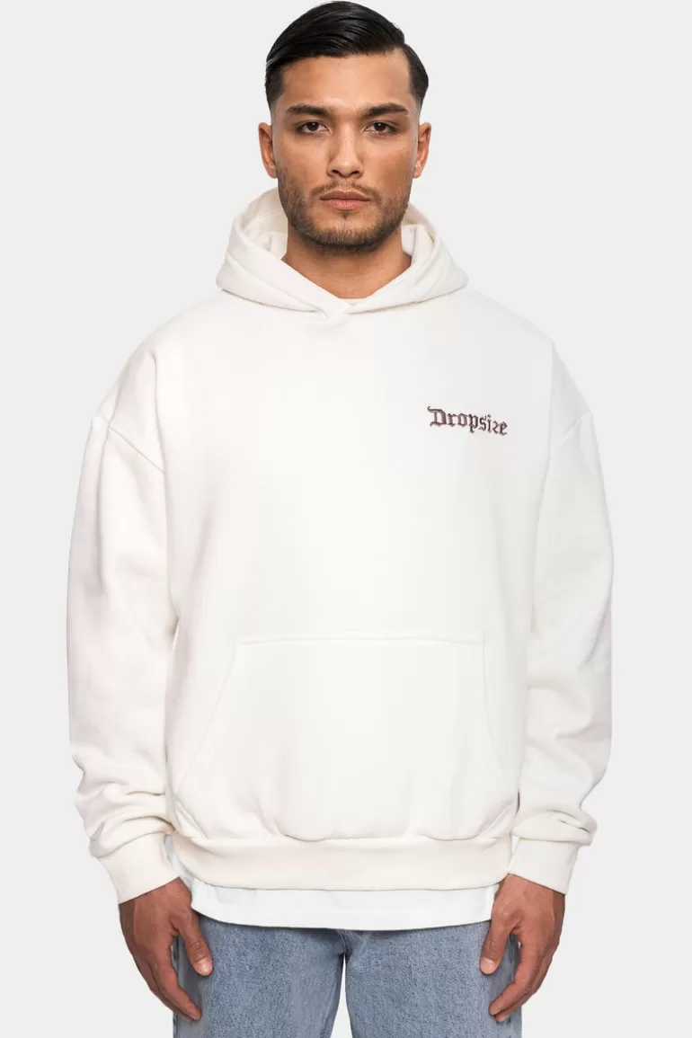 Best Sale Dropsize Heavy Oversize Hoodie Twist Cream