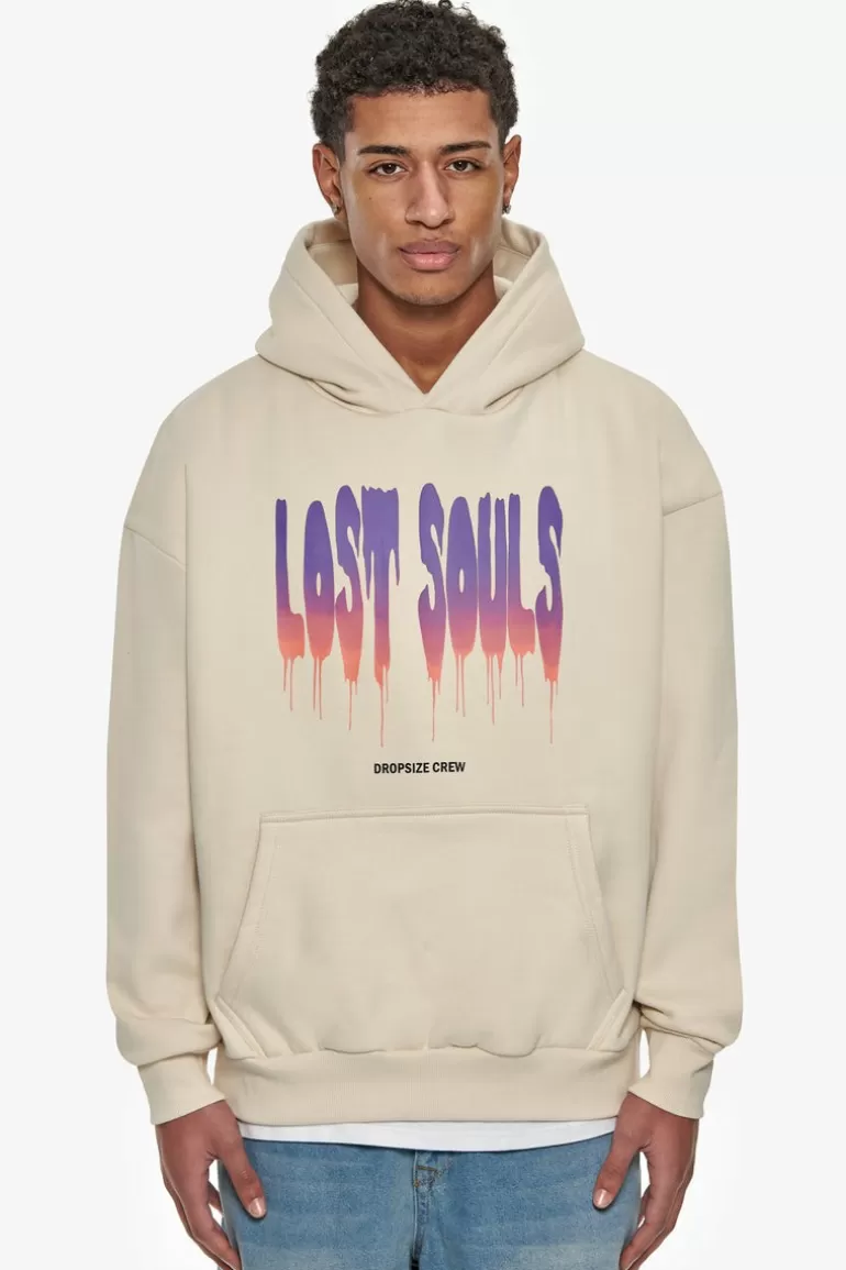 Online Dropsize Heavy Oversize Lost Souls Hoodie Coconut Milk