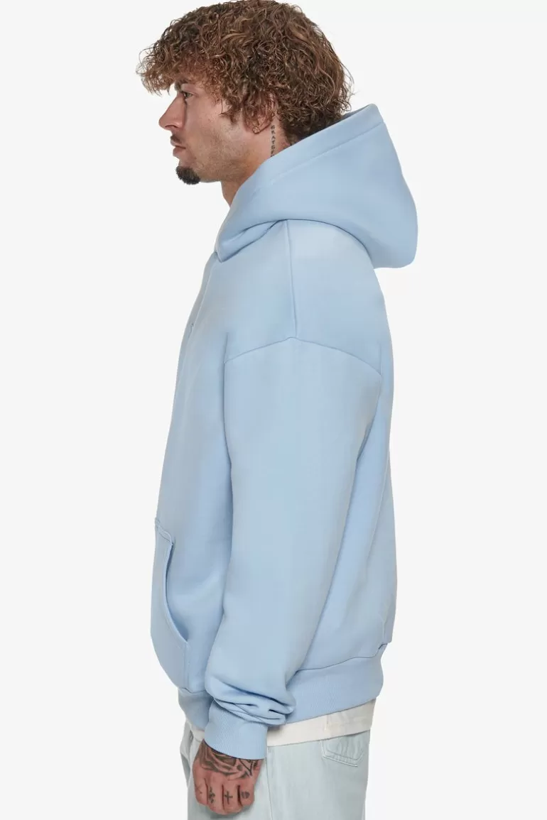 Outlet Dropsize Heavy Oversize Middle Embo Hoodie Baby Blue