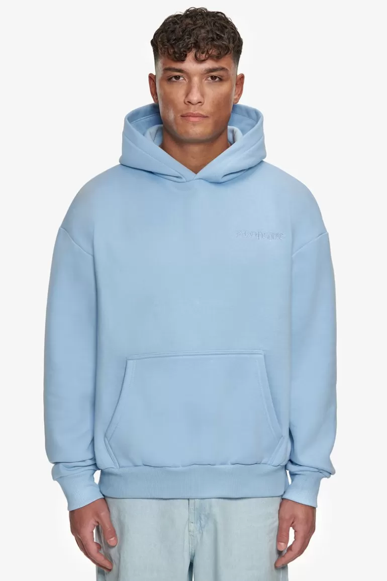 Sale Dropsize Heavy Oversize Quadcrime Hoodie Baby Blue