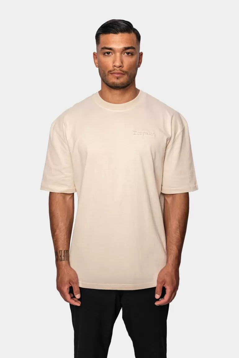 Outlet Dropsize Heavy Oversize Riderz T-Shirt Coconut Milk