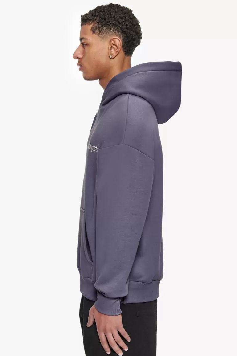 Cheap Dropsize Heavy Oversize Small Embo Hoodie Granite