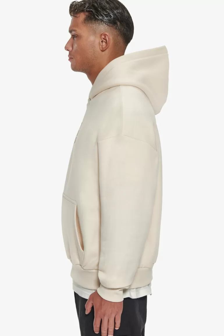 Outlet Dropsize Heavy Oversize Triple Logo Hoodie Coconut Milk