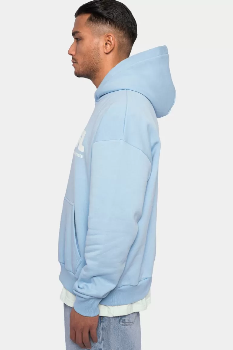 Flash Sale Dropsize Heavy Oversize Wonder Waffel Hoodie Baby Blue