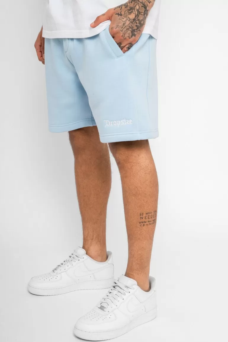 Best Sale Dropsize Heavy Sweat Embo Short V2 Baby Blue