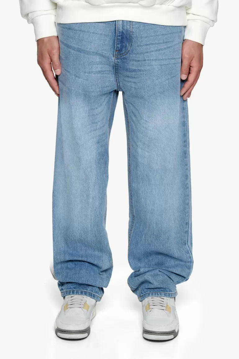 Online Dropsize Heavy V4 Loose Fit Jeans Mid Blue