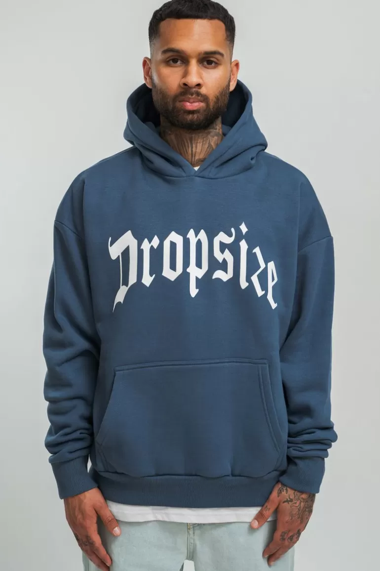 Clearance Dropsize Logo Design Hoodie China Blue